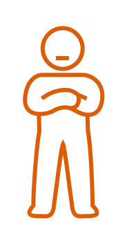 Serious Icon Image Person Standing Crossed Image Icon